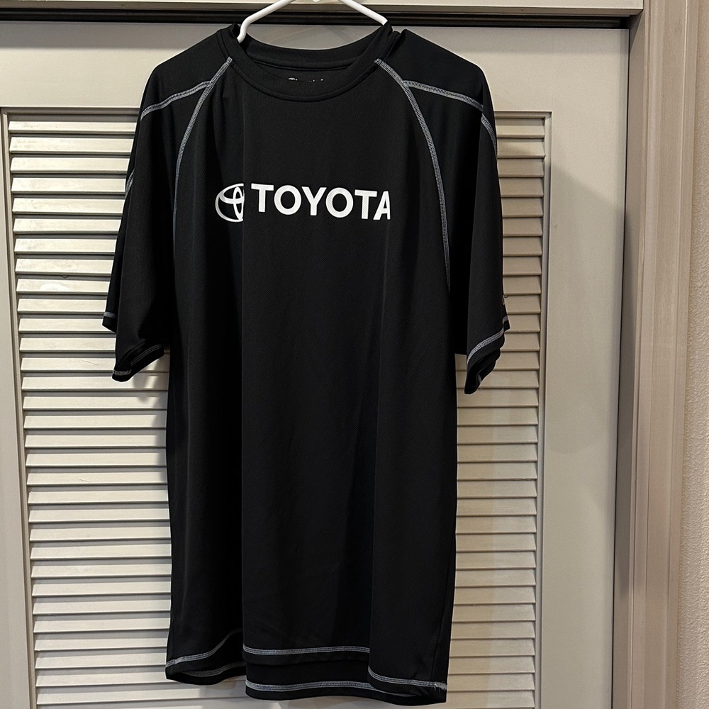 Champion Black Short Sleeve Men's Tee “Toyota”